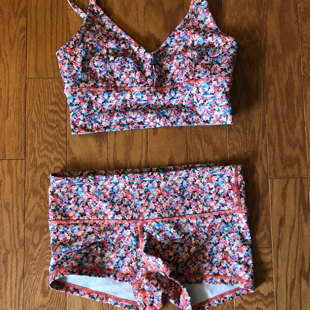 Floral original boogie shorts RARE